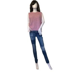 Guess Daredevil Skinny Leg Patchwork Jeans